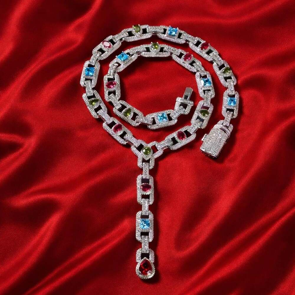 Iced Out Multi Color Gem 4 Dc 7